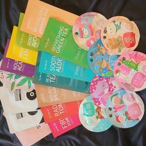21 sheet masks various brands
